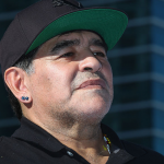 Diego Armando Maradona, ex ct dell'Argentina.