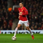 Zlatan Ibrahimovic, quando vestiva la maglia del Manchester United.