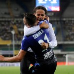 Milinkovic e Inzaghi festeggiano il gol del serbo