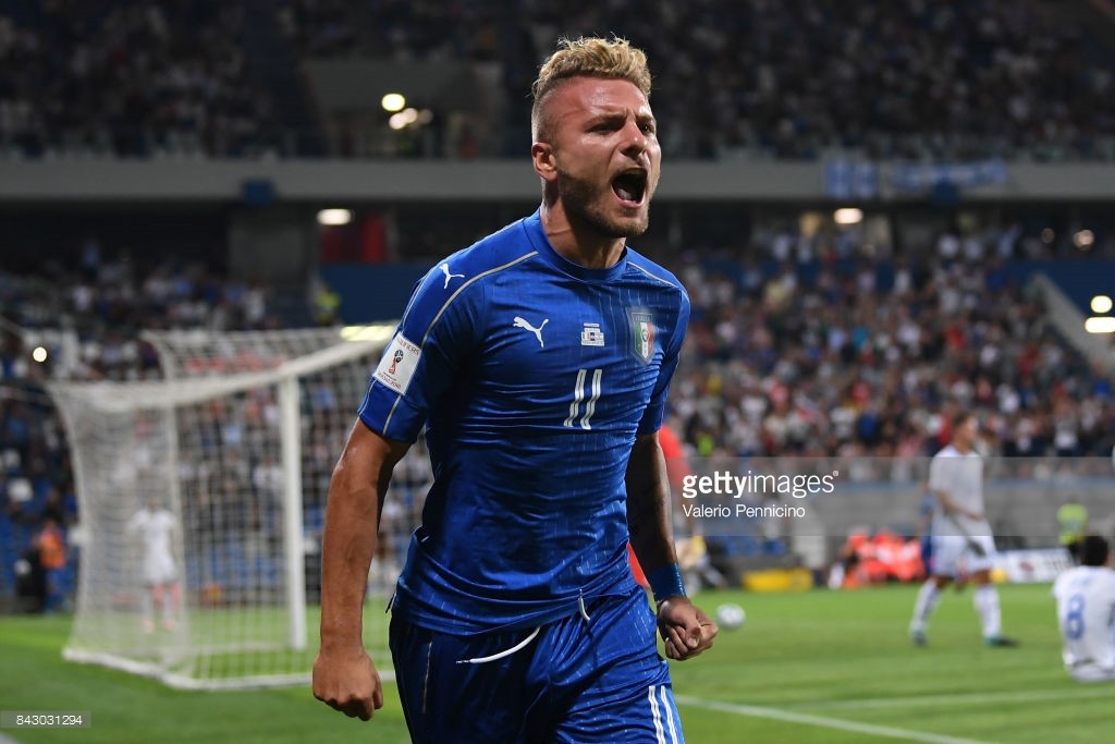 Immobile, attaccante della Lazio e della Nazionale italiana