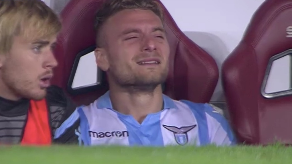 Torino-Lazio, Ciro Immobile in lacrime