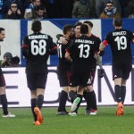 Calciomercato Lazio, Borini esulta con i compagni dopo un gol