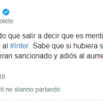 News Inter, la risposta di Manolete
