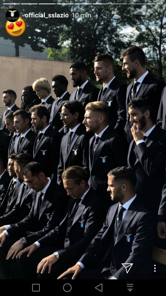 Social, la Lazio fa la foto di squadraSocial, la Lazio fa la foto di squadra