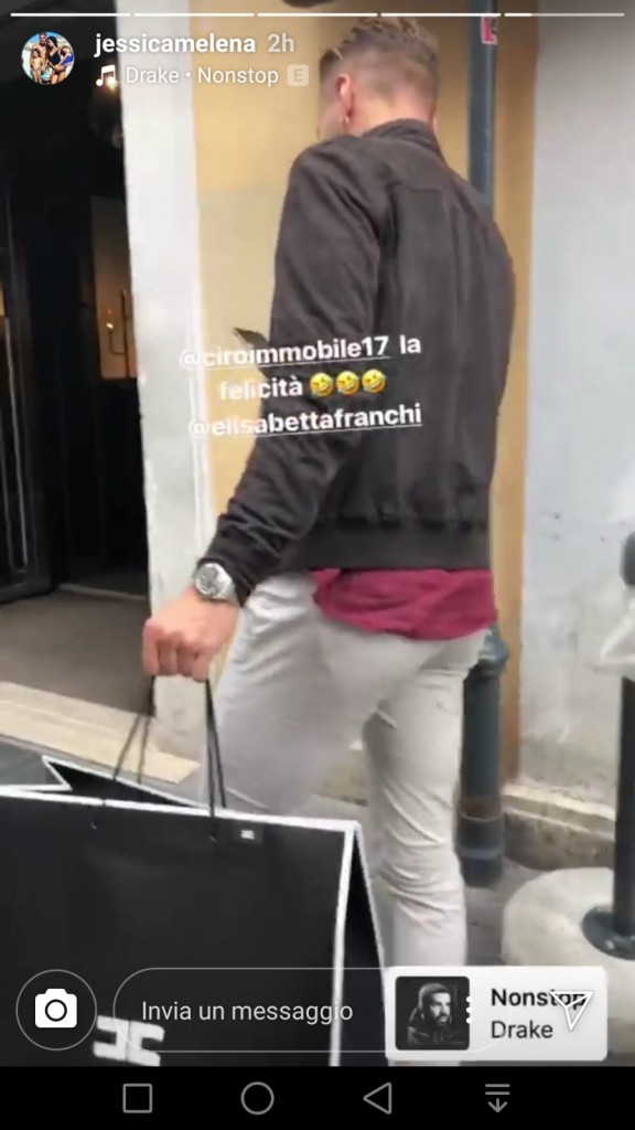 Immobile e Jessica vanno a fare shopping.