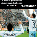 Ringraziamento a Felipe Anderson