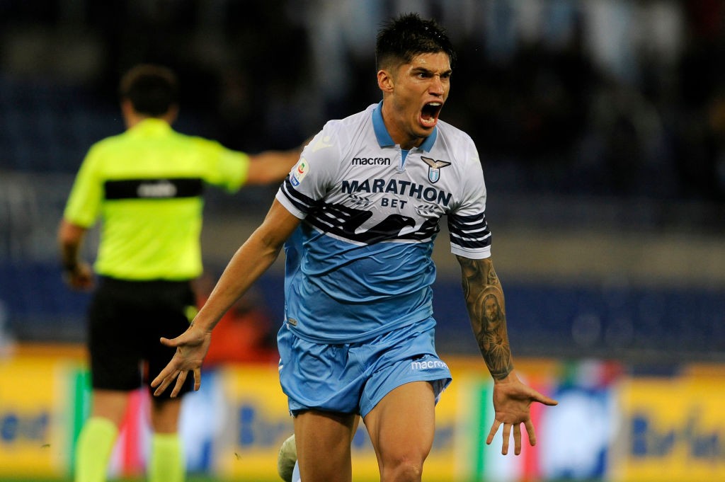 Joaquin Correa esulta dopo il golazo contro il Milan