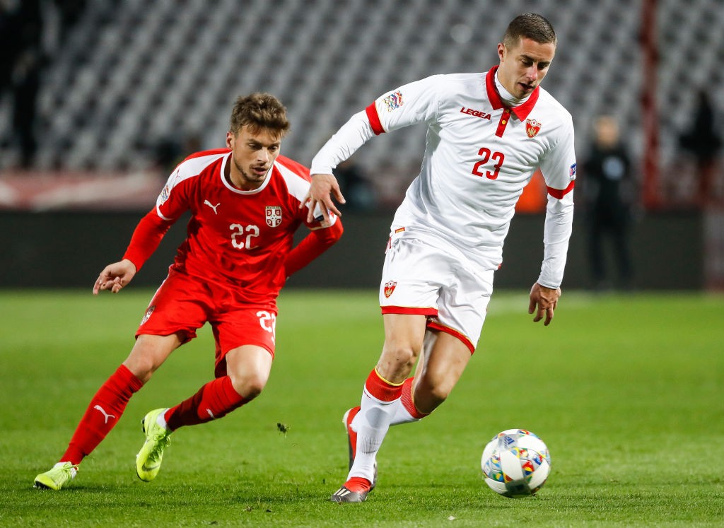 Adam Marusic, esterno montenegrino della Lazio.