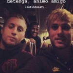 Il messaggio su Instagram di Patric a Rafinha.