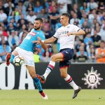 Marcello Trotta in azione con la maglia del Crotone