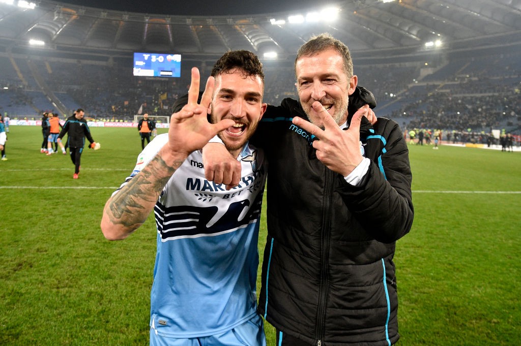 Danilo Cataldi dopo la vittoria nel derby.