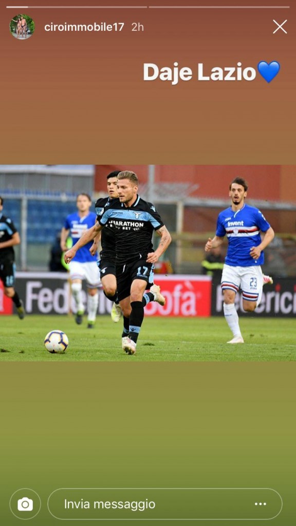 Immobile su Instagram
