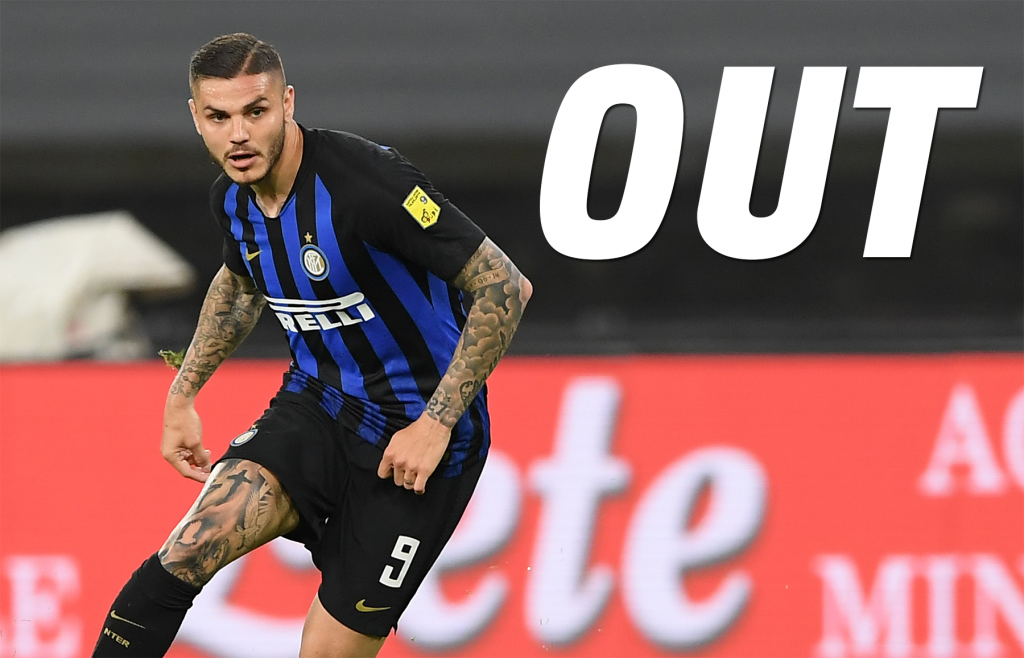 Inter News - Icardi out