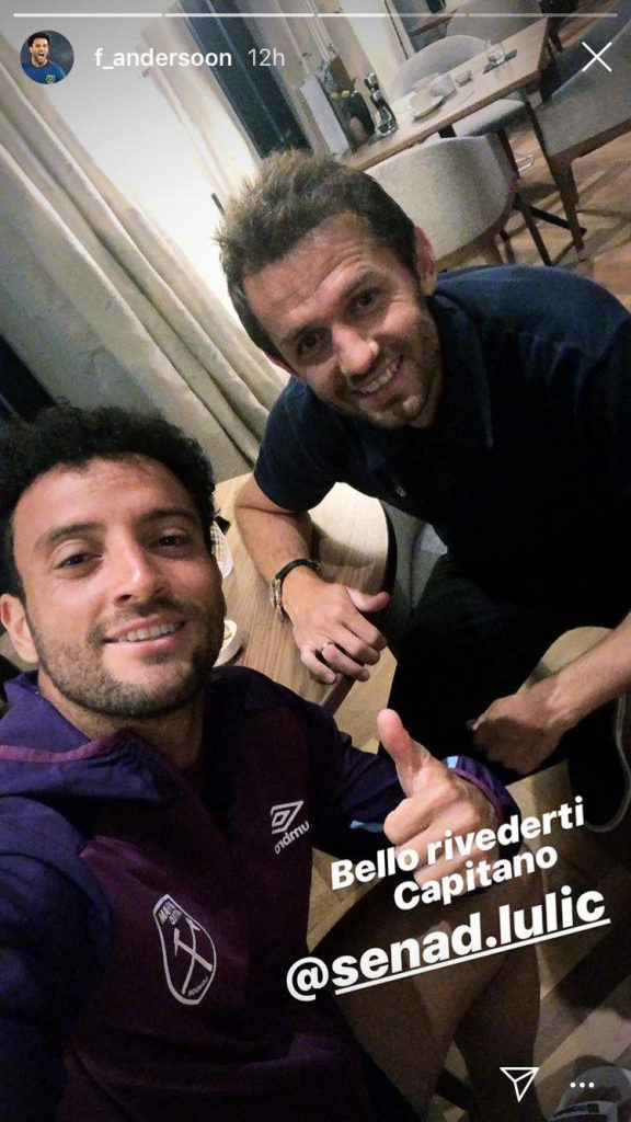 Felipe Anderson e Lulic