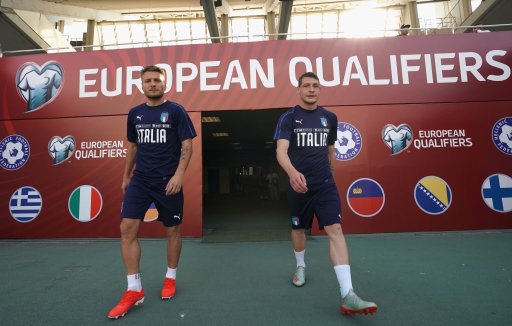 Italy Training Session And Press Conference