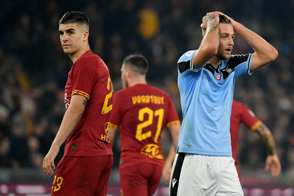 Milinkovic lazio derby