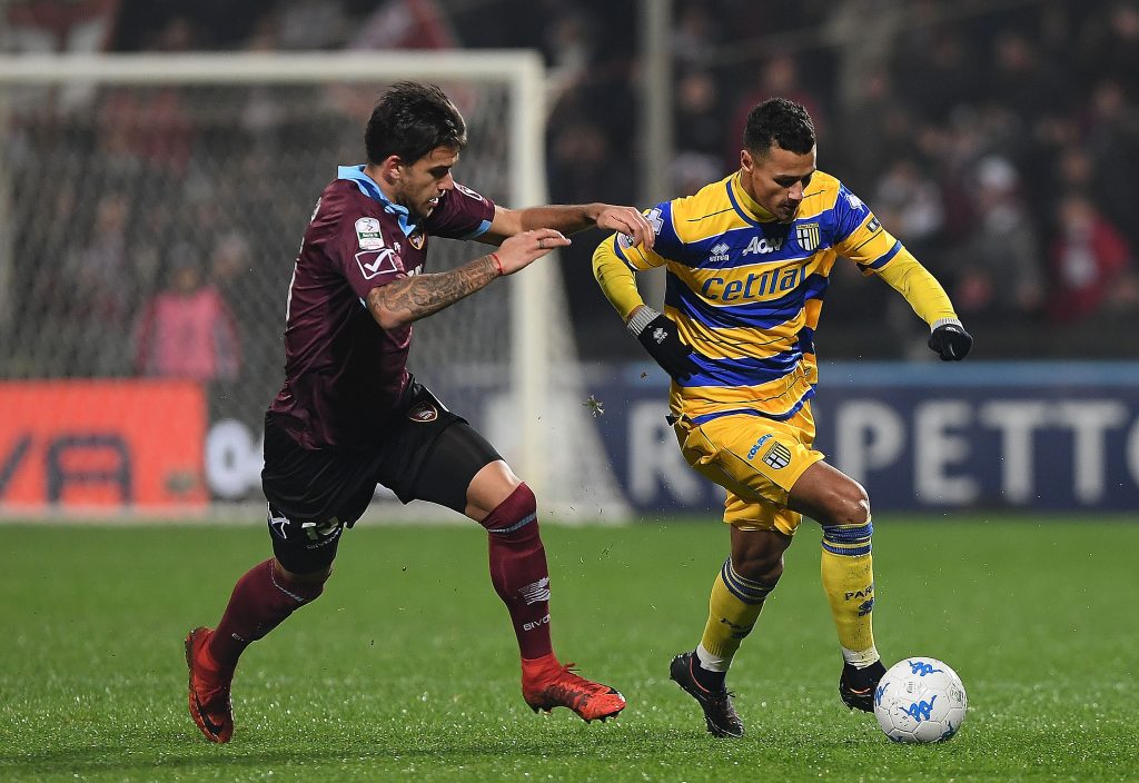 Casasola sta ben figurando con la Salernitana