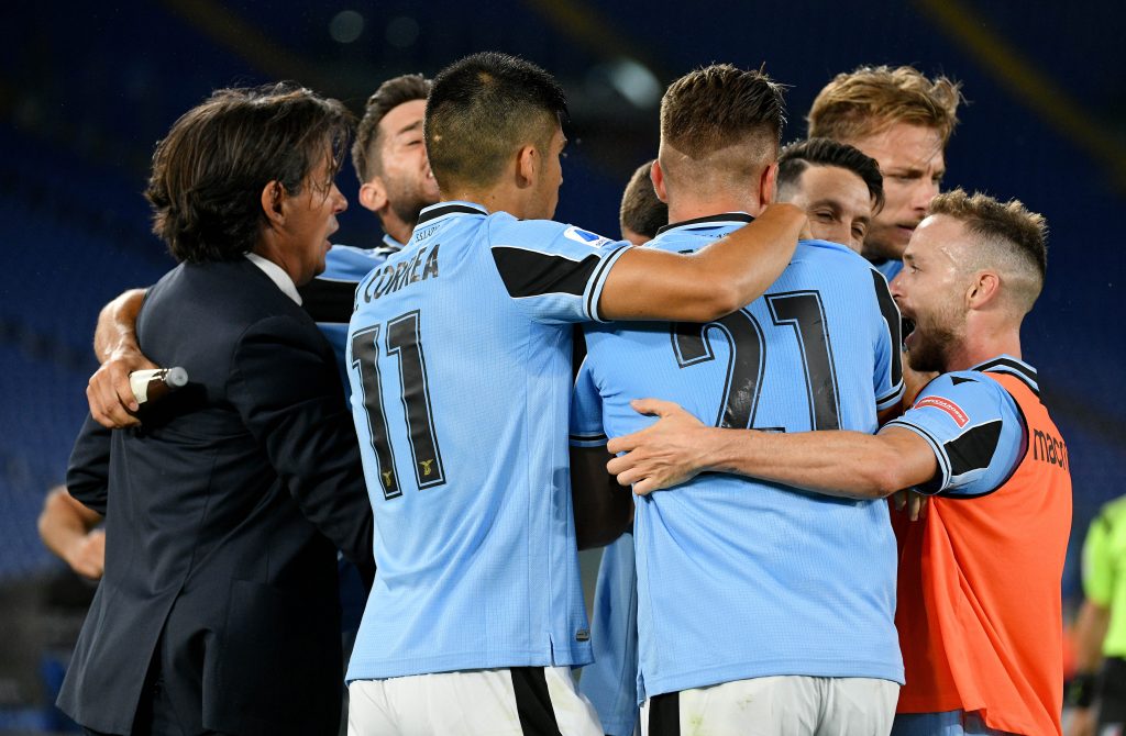 Inzaghi con la squadra