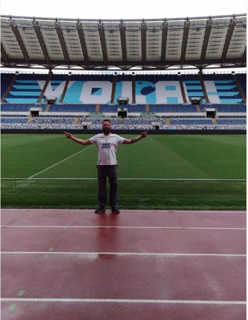 Lazio-Milan, la coreografia della Nord