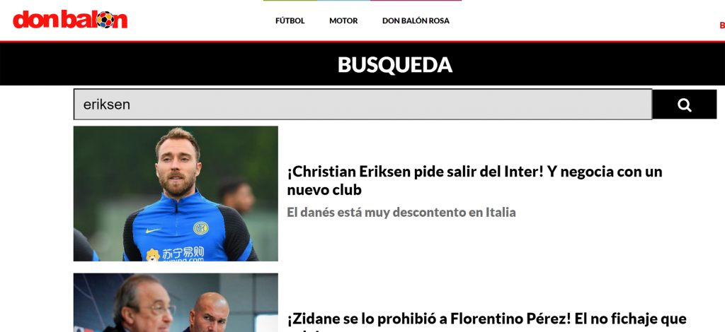 Don Balon su Eriksen