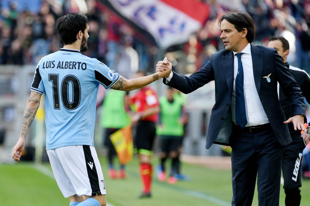 Simone Inzaghi e Luis Alberto