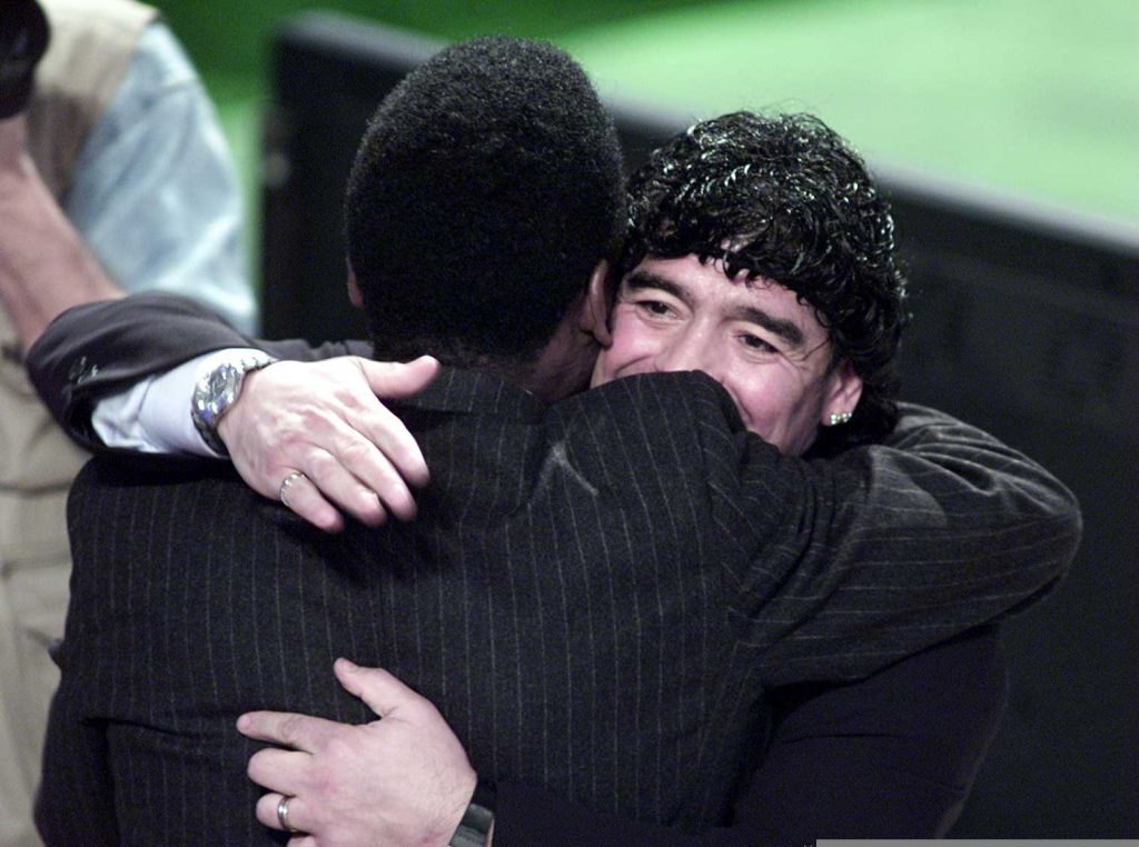 Pelè e Maradona