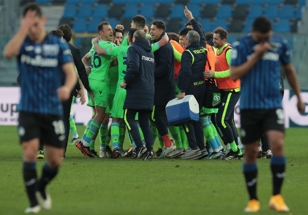 Notizie Lazio - Atalanta-Lazio esultanza