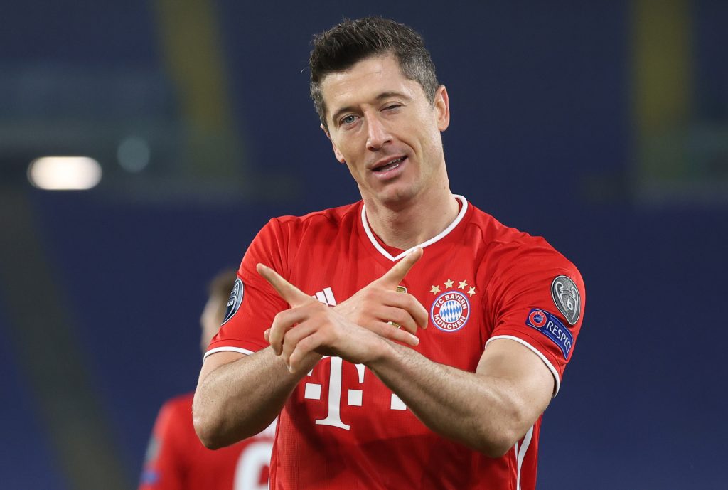 Lewandowski autore del primo gol tedesco