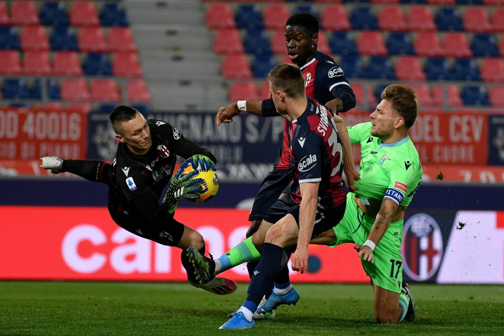 Bologna-Lazio, Skorupski Immobile