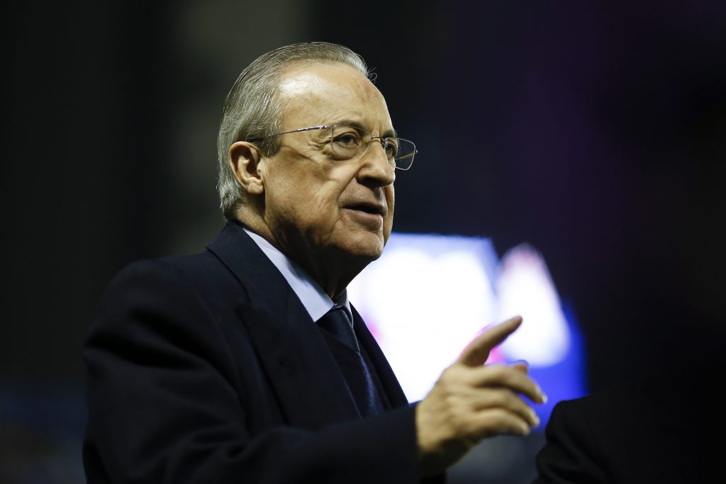Florentino Perez, presidente della Superlega