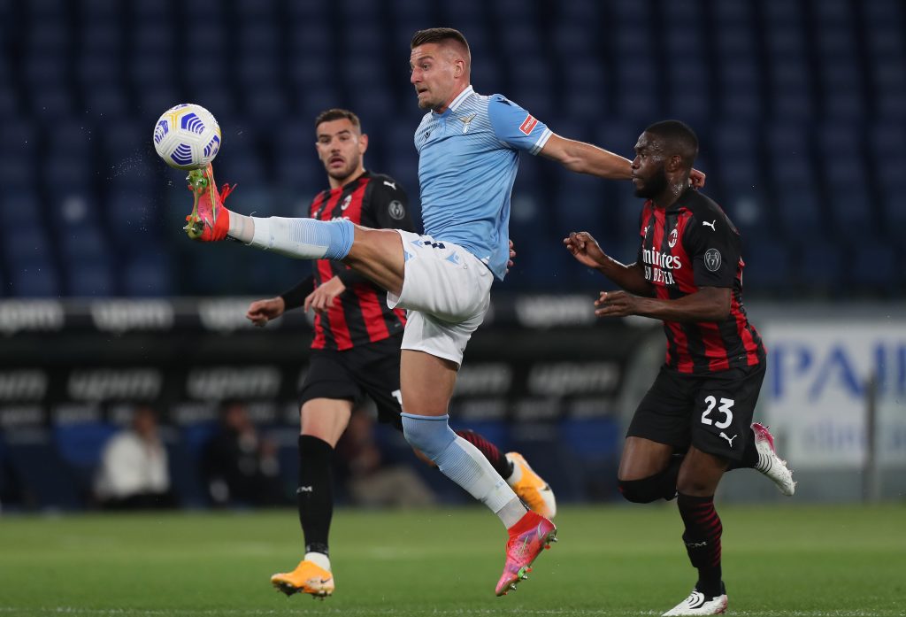 Milinkovic contro il Milan