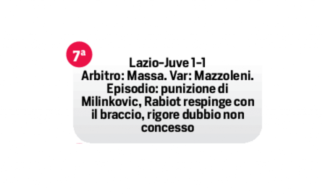 Settima giornata