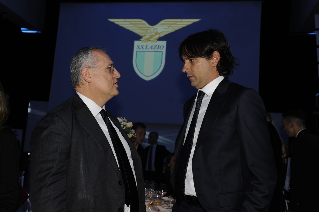 Lotito e Inzaghi