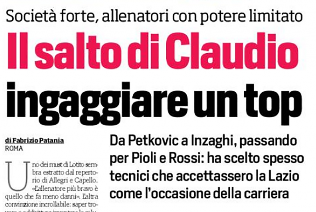 Il salto di Claudio