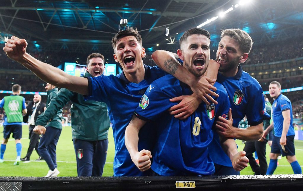 Jorginho, Pessina e Berardi
