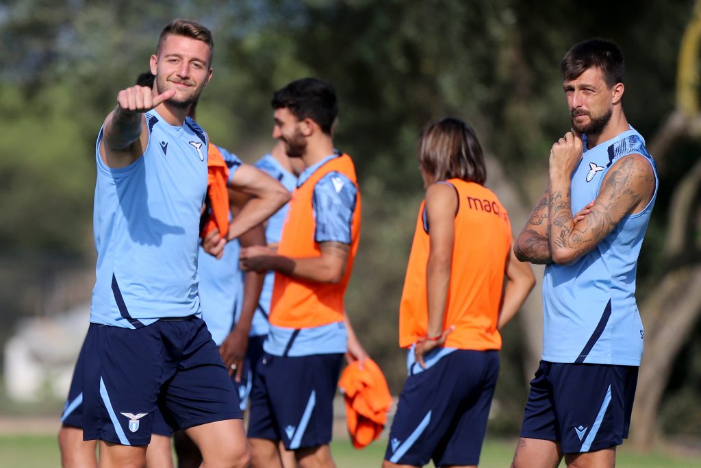 Lazio in allenamento
