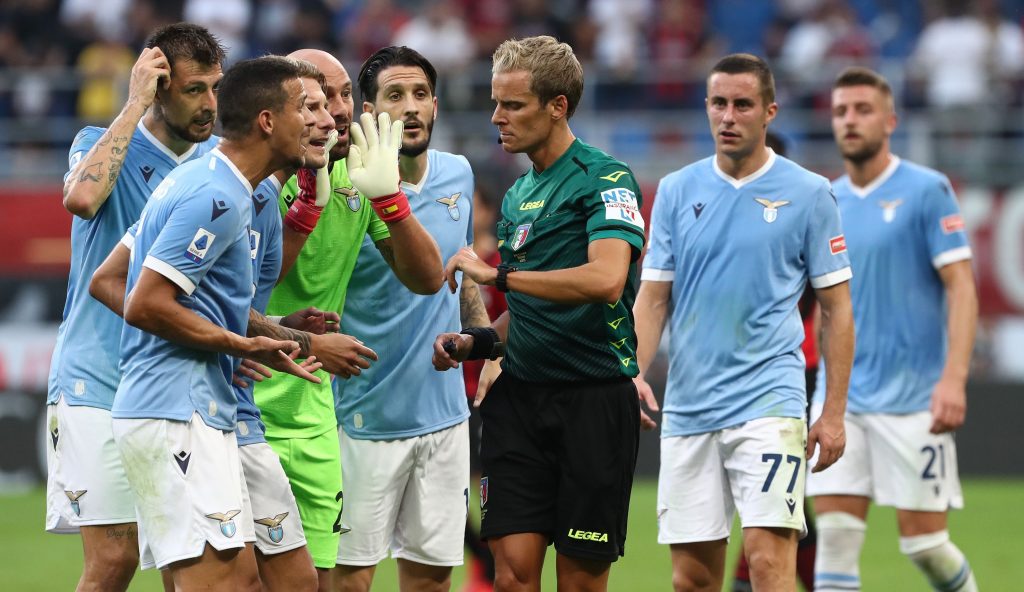 La Lazio contro il Milan