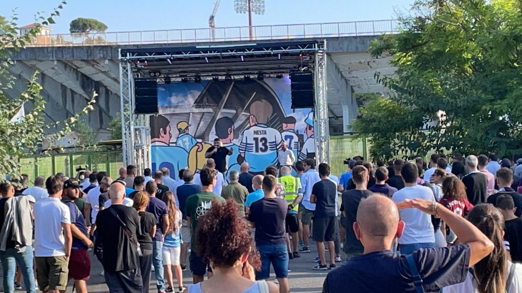 Manifestazione per il Flaminio