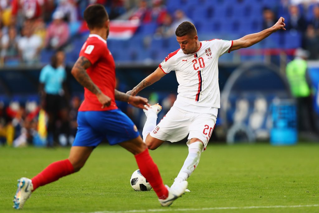 Milinkovic con la Serbia