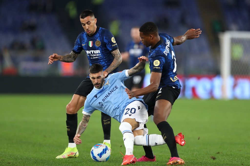 Mattia Zaccagni contro l'Internazionale