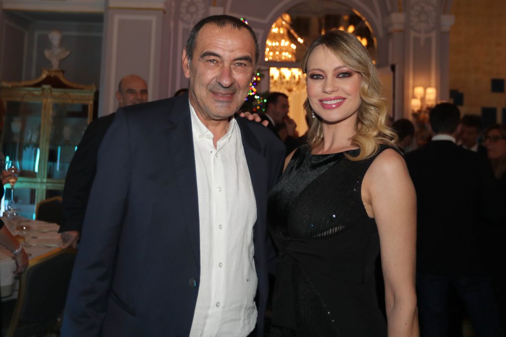 Maurizio Sarri e Anna Falchi