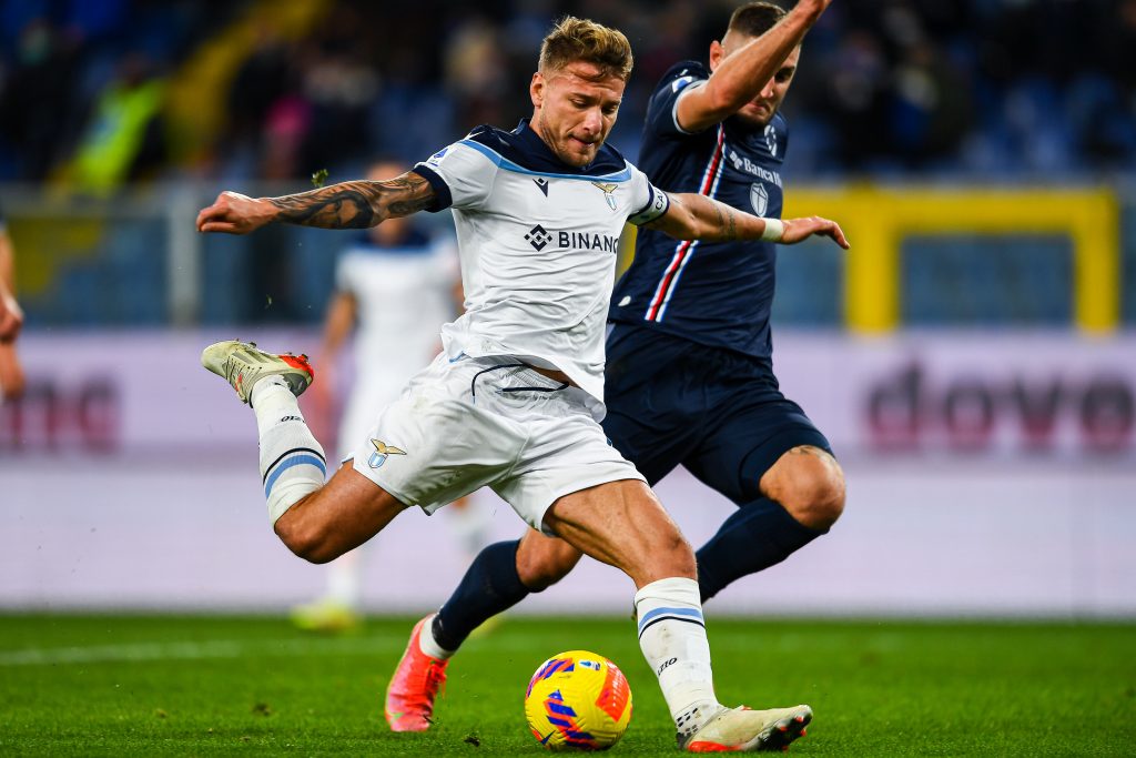 Ciro Immobile in Sampdoria-Lazio