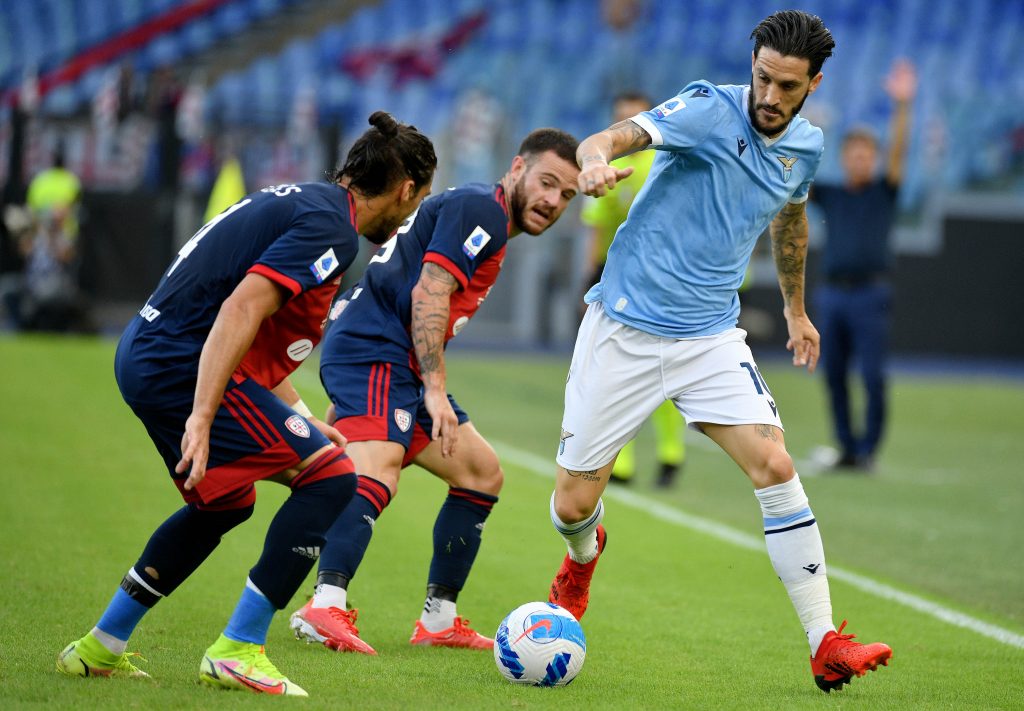 Luis Alberto contro il Cagliari