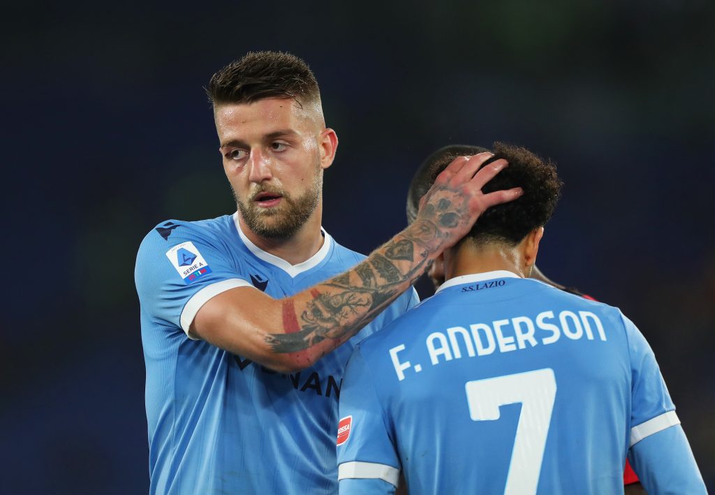 Milinkovic e Felipe Anderson