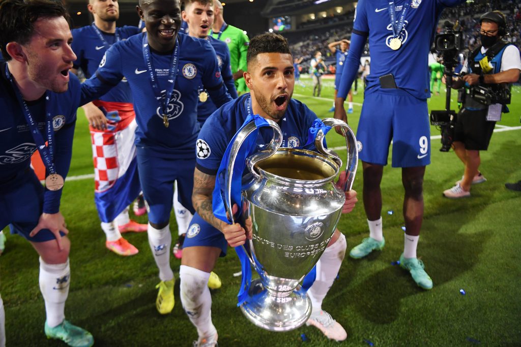 Emerson Palmieri vince la Champions con il Chelsea nel 2021