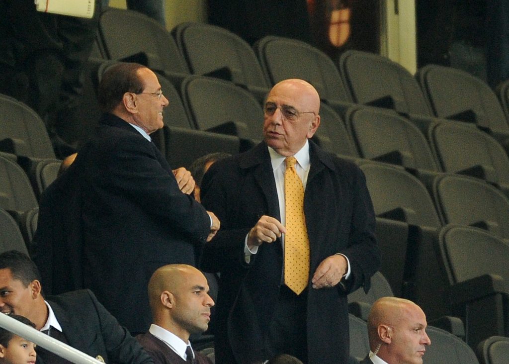 Silvio Berlusconi e Adriano Galliani