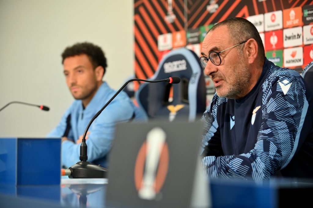 Sarri e Felipe Anderson