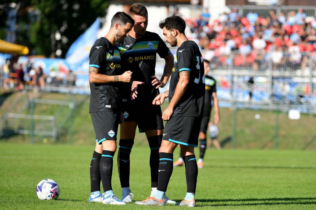 Luis Alberto, Sergej Milinkovic-Savic e Danilo Cataldi