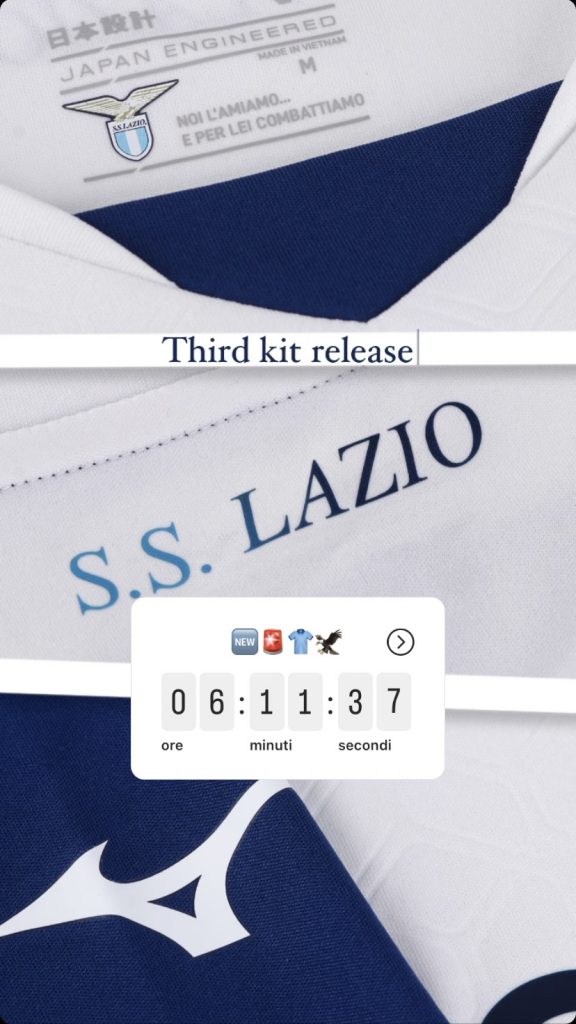 Mizuno svela i dettagli della maglia della Lazio