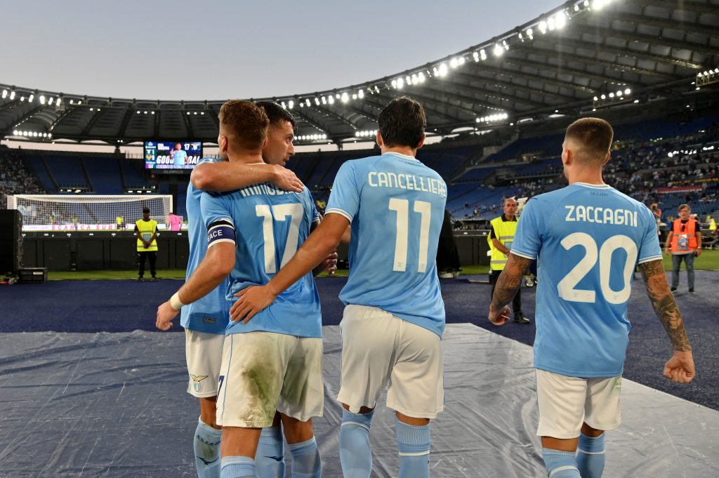 Esultanza dopo il gol di Immobile
